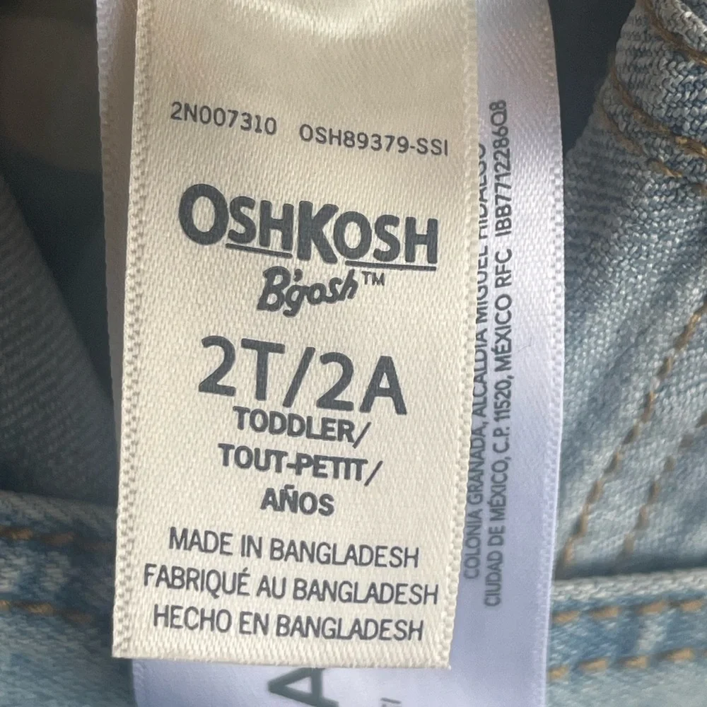 OshKosh‎ B'gosh Classic Blue Overalls new without tags